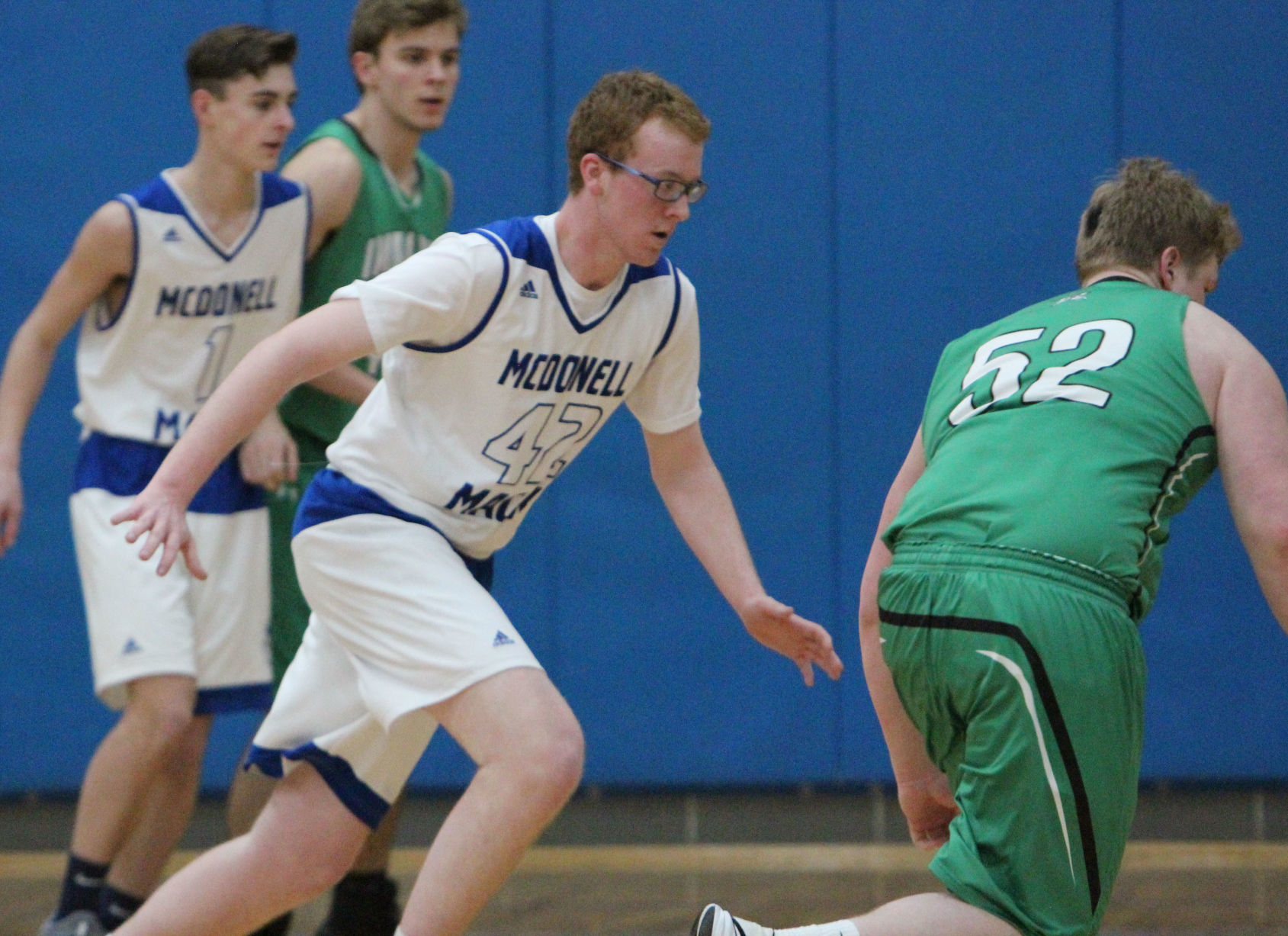 Eau Claire Immanuel at McDonell boys basketball 3-2-18